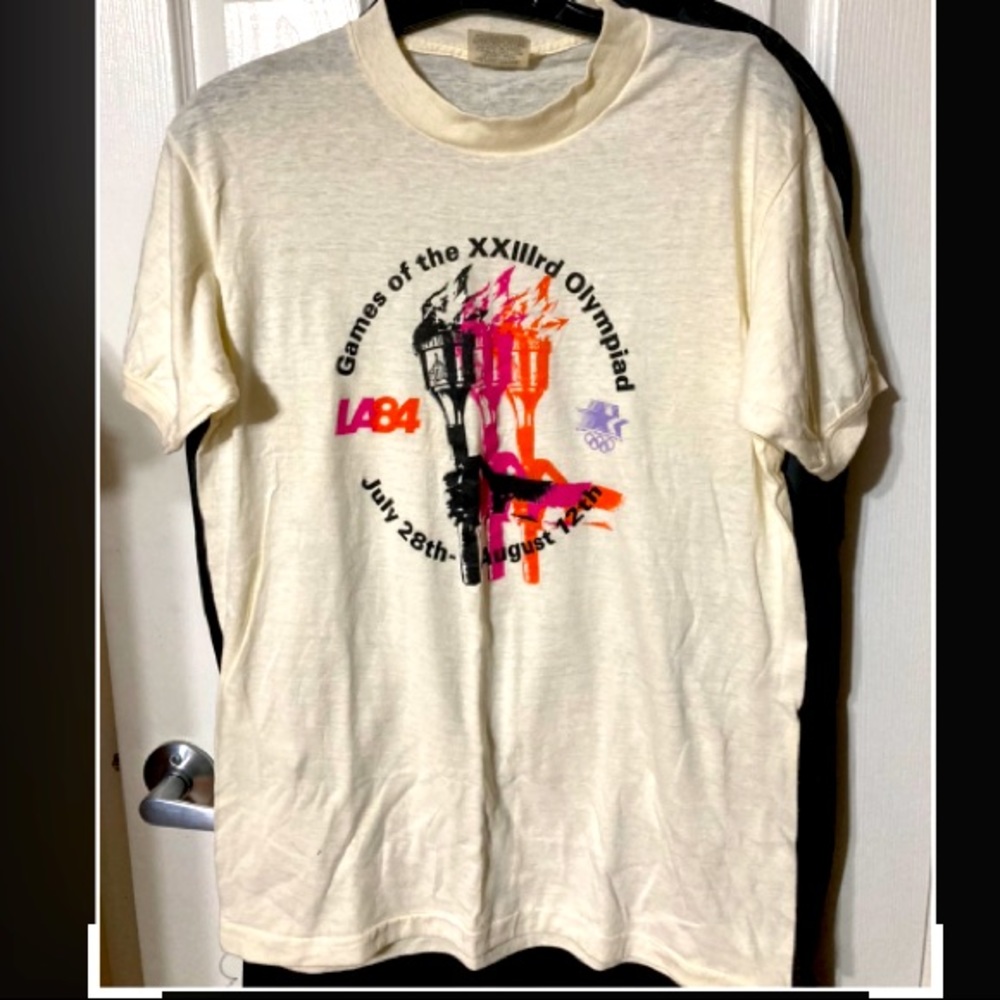 Authentic Vintage T-shirt 1984 Olympics